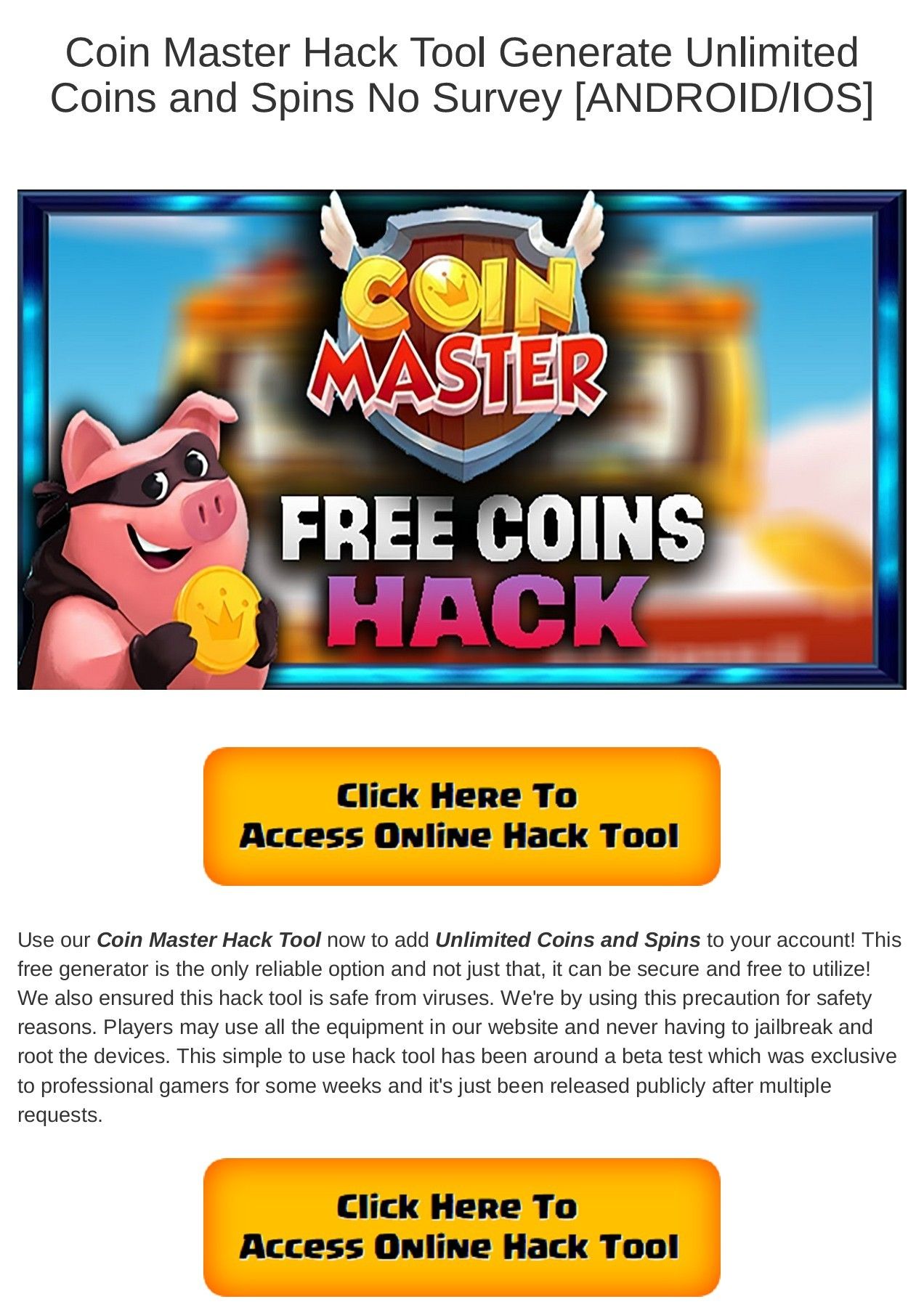 Coinmaster Daily Free Spins